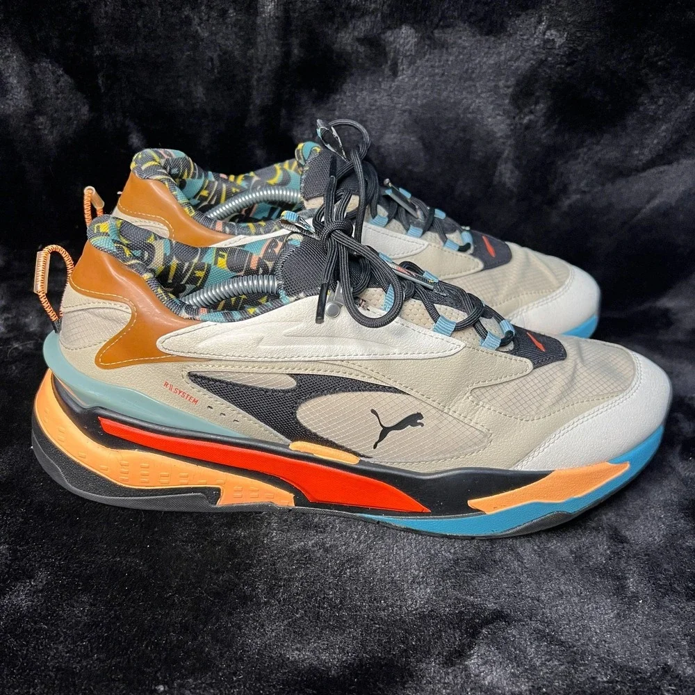 Puma RS-Fast HC Hill Camp 387930-01 Mens 13 Running Shoes Brown Ripstop Sneaker
